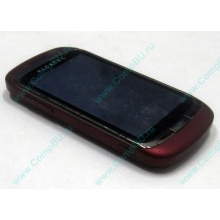 Красно-розовый телефон Alcatel One Touch 818 (Троицк)