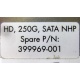 HP HD 250G SATA NLP Spare P/N 399699-001 (Троицк)
