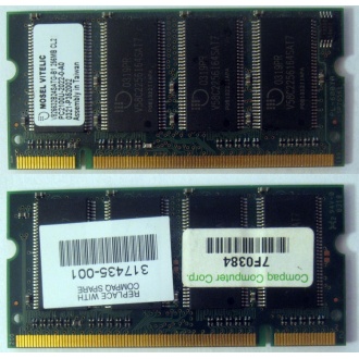 Модуль памяти 256MB DDR Memory SODIMM в Троицке, DDR266 (PC2100) в Троицке, CL2 в Троицке, 200-pin в Троицке, p/n: 317435-001 (для ноутбуков Compaq Evo/Presario) - Троицк
