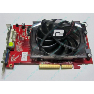 Б/У видеокарта 1Gb ATI Radeon HD4670 AGP PowerColor R73KG 1GBK3-P (Троицк)