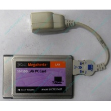 Сетевая карта для ноутбука 3COM Mehahertz 3CCFE574BT (PCMCIA) - Троицк