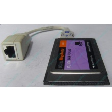 Сетевая карта для ноутбука 3COM Mehahertz 3CCFE574BT (PCMCIA) - Троицк